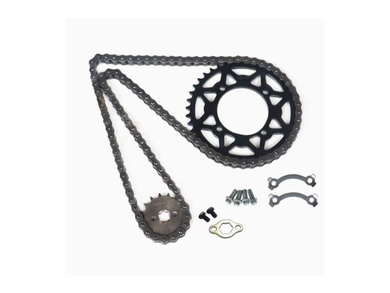 Motorcycle chain and sprocket kit