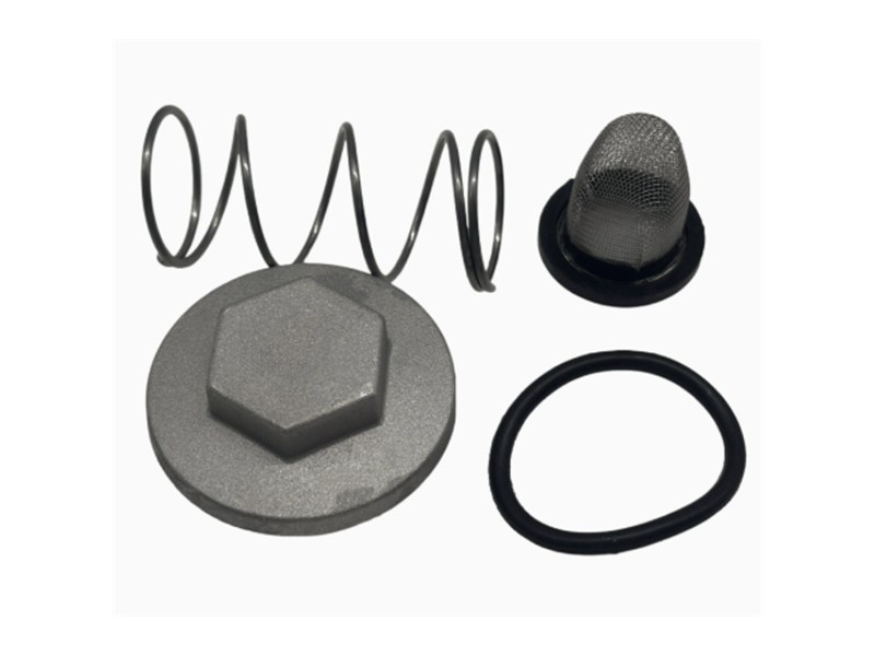 Motorcycle spring, cap, and seal kit